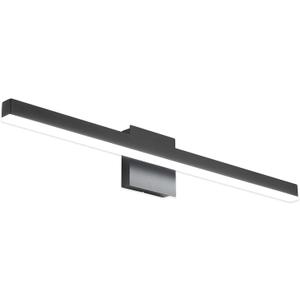 Joossnwell Modern Vanity Light Fixtures Matte Black Aluminum Bar Lighting for Bathroom Lights Over Mirror 31.5" inch LED Wall Lamp Sconce 20W 6000K (Black-Not Dimmable)