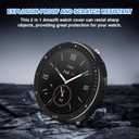 2 in 1 Compatible for Amazfit Active 2 Watch Case 44mm, Anti-Scratch & Shockproof Metal Bezel with Full Protection TPU Back Cover for Amazfit Active 2 Round Protective Case-Black