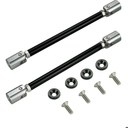 STETION Universal Splitter Strut Rods 9.44''-11'' Length Front Bumper Lip Support Strut Rod Tie Bars Fit Most Vehicles (9.44'' - 11'' Length)