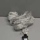 Joomer Christmas Net Lights - 12FT x 5FT 360 LED Plug-in Mesh Lights, Waterproof with 8 Modes, Timer, Connectable for Bushes, Trees, Garden, Outdoor Christmas Decor (Clear Wire, Warm White)