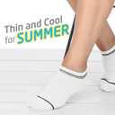 HOT FEET Thin Ankle Socks for Women & Girls  Fun & Cute Low Cut No Show Socks, Stocking Stuffers, 6, 8, 18 PK Size 4-10 (White)