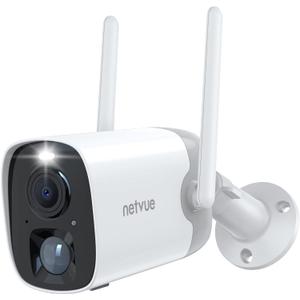 NETVUE Security Camera Wireless Outdoor, 2K Color Night Vision AI Motion Detection, WiFi Home Outdoor Camera, IP65 Weatherproof, 2 Way Audio, Spotlight Siren Alarm, Cloud/SD Storage