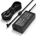 65W AC Adapter Compatible with HP Envy 13 15 17 15t 15m 17m X360 15-1039wm 15-1033wm 15-1010dx 15-w237cl 15-w110nr 15-ee1093cl 15m-eu0033dx 17m-ch0013dx Series Power Supply Cord