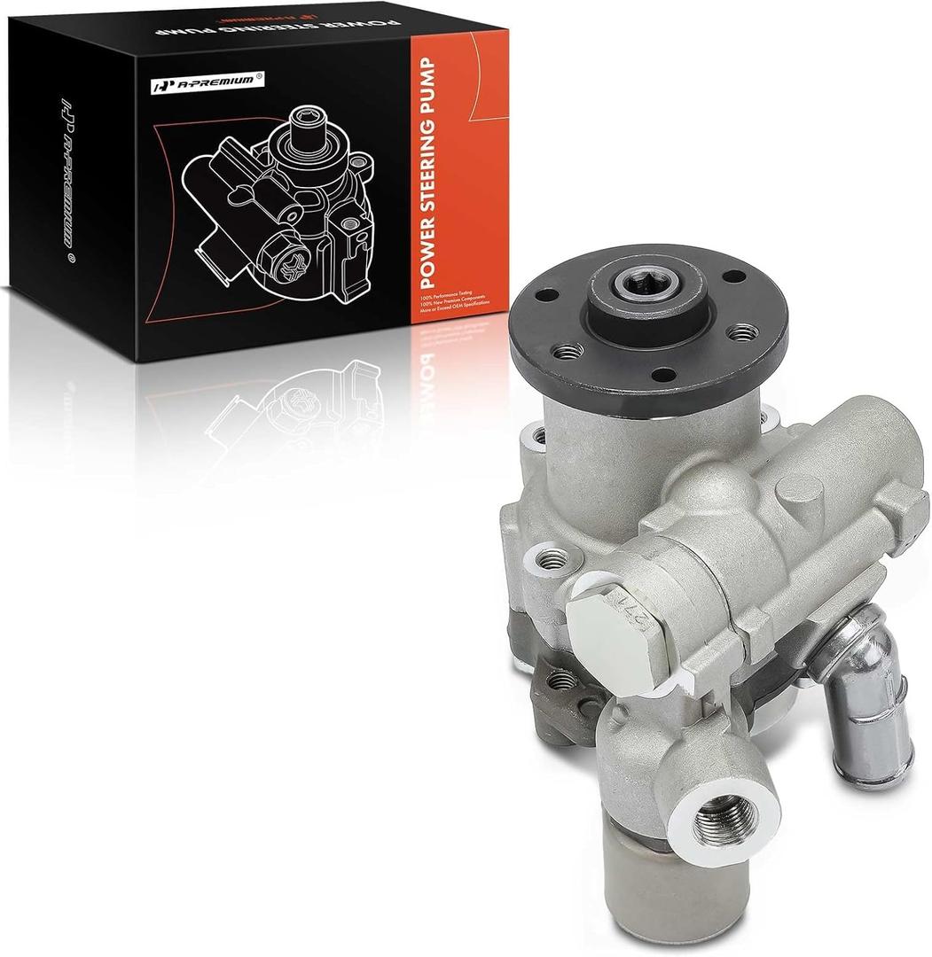 A-Premium Power Steering Pump Compatible with BMW 335i 2007-2013, 135i 2008-2013, 335is 2011-2013, 3.0L Turbocharged, Replace # 32414042631, 32416779245