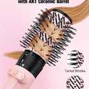 Farery 4-in-1 Rotating Blow Dryer Brush Set | Oval Volumizing Barrel, 1.5" & 2" Rotating Brushes, and Diffuser | All-in-One Hot Air Brush for Fast Drying, Volumizing, and Smoothing