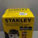 STANLEY 3 Gallon Wet Dry Vacuum, Powerful 4 Peak HP Motor, Portable Stainless Steel 3 in 1 Multifunctional Shop Vacuum with Blower, Model: SL18136