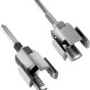 2pcs Integrated Internal & External Pipe Threading Tool for Electric Drill, 1/2" & 3/4" Pipe Threader Cutting Tool for PVC Threading