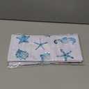 Hcaredee Kitchen Towels for Women-Funny Joked Starfish Seahorse Scallop Ocean Themed Absorbent Microfiber Bar Tea Towel, for Mom Birthday Christmas-Blue 16" x 24” Pack Of 2