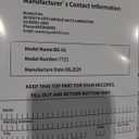 Mumeasy 29.6-46" Baby Gate for Stairs, Pressure Mounted Dog Gate for Doorways, Auto Close Pet Gate for Indoor Use, Extra Wide Child Gate with Walk Thru Door White, Mom's Choice Awards Winner