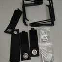 GURADESIGN 4-Piece Garage Hooks Wall Mount Storage Hanger with 4 Extension Cord Holder Organizer, Heavy-Duty Steel, 7.5 inch Ladder Hooks for Garage Wall