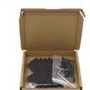 12Pcs Black 10 Series Aluminum Extrusion Profiles 1010 Series L-Shape Interior Corner Connector Joint Bracket with Screws for 10/10 1" x 1" 1 Inch x 1 Inch Extruded Aluminum Profiles