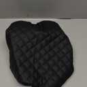 ISSYAUTO Center Console Cover Compatible with 2011-2016 Ford F250 F350 F450, 2011-2014 F150 with Jump Seat Console Leather Armrest Cover Center Console Cushion, Black (Jump Seat Only)