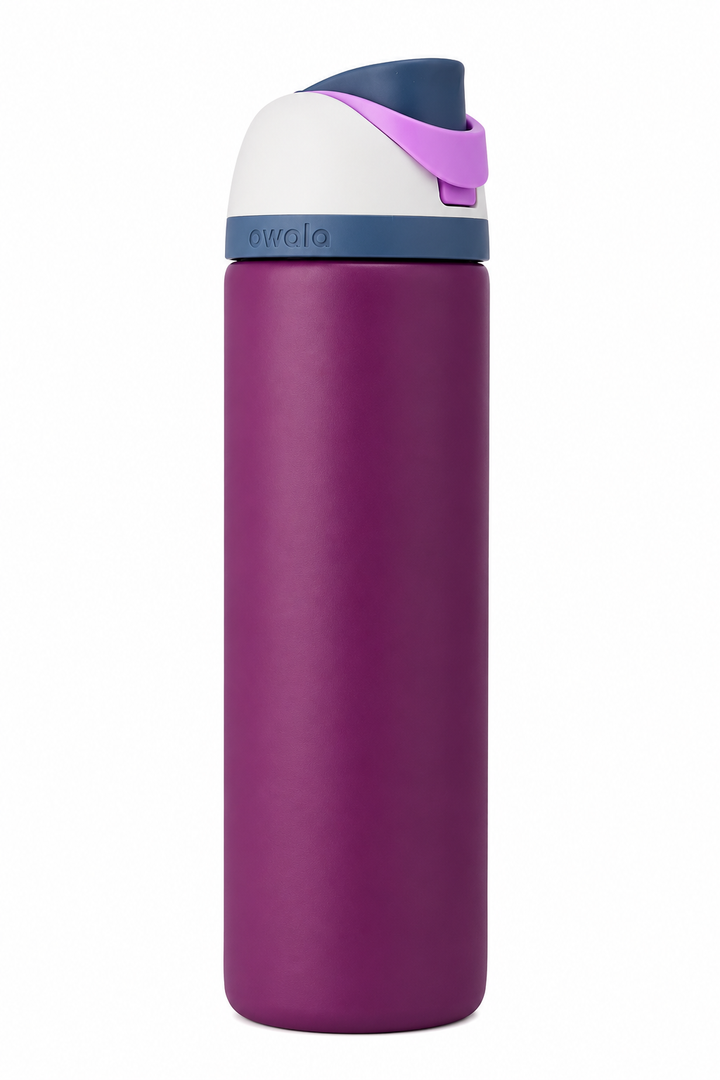 Owala FreeSip Insulated Stainless Steel Water Bottle with Straw for Sports and Travel, BPA-Free Sports Water Bottle, 24 oz