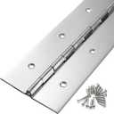 Heavy Duty Piano Hinge 20 Inch x 3 Inch Width, True 0.060'' Thick Stainless Steel Piano Hinge for Heavy Duty Cabinet, Door, Toolbox, Wooden Box, Metal Plate, Furniture, Industrial Project