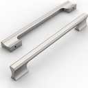 Amerdeco 10 Pack Brushed Satin Nickel Cabinet Pulls, 7.5 Inch(192MM) Hole Centers, Kitchen Cabinet Handles, Drawer Pulls, ZH0056...