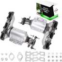 Front Catalytic Converter Compatible with 2013-2019 Ford Explorer FLEX Taurus Police Interceptor 3.5L/3.7L, 2013-2016 Lincoln MKS MKZ, 2013-2018 MKT, 2016-2018 MKX 3.7L, 2PCS (EPA Compliant)
