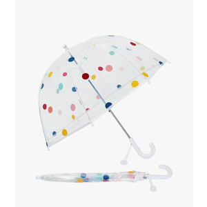 Kids Umbrella Clear Bubble Umbrellas for Rain,Transparent Dome Safety Windproof Umbrella with Easy-Grip Hook Handle for Toddler Girls and Boys