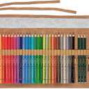 Faber-Castell Art & Graphic Polychromos Colour Pencil, Multicoloured, Pencil Roll Of 34, For Art, Craft, Drawing, Sketching, Home, School, University, Colouring