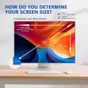 24 Inch Magnetic Computer Privacy Screen for 16:9 Widescreen Monitor, Removable Privacy Screen Anti Glare Blue Light Privacy Screen Monitor 24 inch, Anti-Scratch