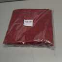 Pack of 2 Couch Throw Pillow Covers 20x20 Inch Fall Soft White Linen Pillow Covers for Sofa Living Room Solid Dyed Pillow Cases, Non-Shedding (Red, 18x18'')