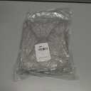 Esmeling Womens Long Sleeve Crop Cardigan Sweaters Chic Loose V Neck Knit Sweater Outerwear with Bow Tie (S)