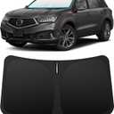 INSAUTO Custom Fit Windshield Sun Shade Accessories for Acura MDX 2014-2020, Foldable Front Window Sunshade, UV & Heat Reflector, Keeps Interior Cool, Includes Storage Bag