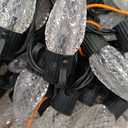 AWQ 200LED 66 FT C6 Christmas String Lights Plug in Fairy Twinkle String Lights 8 Modes Timer Function Waterproof Extendable for Indoor Outdoor Wedding Party Christmas Decoration (200, White)