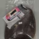 Dark Brown Long Wigs for Women Layered Wavy Wig with Curtain Bang Synthetic Dark Brown Wavy Natural Looking Layered Butterfly Blonde Hair for Black White Women Daily Party Use 4# 24Inch