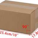 SUNLPH Shipping Boxes 10x7x5 Inches Small Corrugated Cardboard Boxes, 25 Pack