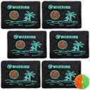 Wisesorb 50gx6pcs Rechargeable Desiccant Packs for Storage, Color Indicating Silica Gel Packets Moisture Absorbers with Transparent Window, Reusable Dehumidifier Bags for Safe 3D Filaments Electronics