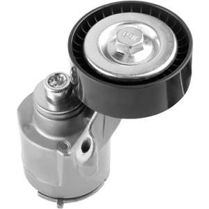 Belt Tensioner Assembly with Pulley Compatible with Volkswagen Beetle 2006-2015, Golf Passat Rabbit 2010-2014, Jetta 2005-2018, Bora 2005-2010 Replacement for 07K903315S 07K903315F