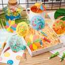 Drink Umbrellas Cocktail Picks, 152 Pcs Hawaiian Cocktail Umbrellas, Umbrella Cocktails Picks for Tiki Bars, Fruit Plate and Birthday Party, Assorted Colors, 3 Styles