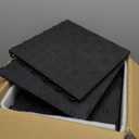 VEVOR Garage Tiles Interlocking, 12 x 12 x 0.53 inch 25 Pack Garage Floor Covering Tiles, Non-Slip Double-Sided Texture Garage Flooring Tiles, for Garages, Basements, Repair Shops, Black