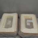 Delamu 2 Tier Bathroom Under Sink Organizers and Storage with Hook, Multi-Purpose Cabinet Drawers with Movable Dividers, Pull Out Organization for Countertop, Kitchen and Pantry(Wood Grain, 4 Pack)