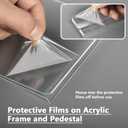 MaxGear 8.5 X 11 Acrylic Sign Holder Horizontal 2Pack, Double Sided Display Stand, Clear Table Sign Flyer Menu Holders, Plastic Paper Stand Picture Frame for Office, Store, Restaurant