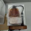 3-in-1 Candle Warmer Lamp with Timer Dimmable, Himalayan Salt Lamp & Passive Diffuser, Gifts for Women, House Warming Gifts New Home Decor, Wax Melt Warmer for Jar Candles (Black)