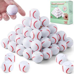 JOYIN 36 Pack Baseball Fidget Spinners for Kids, Baseball Party Favors, Fidget Toys Bulk, Stress Balls, Goodie Bags Stuffers for Birthday Party, Treasure Box Toys for Classroom