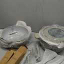 CAROTE 27pcs Ceramic Cookware Set Nonstick, Pots and Pans Set Non stick, Non Toxic Cookware, Dishwasher/Oven Safe, RV/Camping Cookware Set, Pan and Pot with Kitchen Utensils, Green