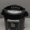 Megachef 6 Quart Stainless Steel Electric Digital Pressure Cooker with Lid