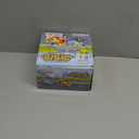 Prextex 2 Pack Cartoon Remote Control Cars for Toddlers - Police Car and Race Car with Steering Wheel Controllers and Lights - Different Frequencies So Both Can Race Together - Toddler Gift 18+ Months