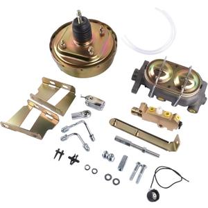 8" Zinc Power Brake Booster Replacement for Chevy C10 C20 1960-1966