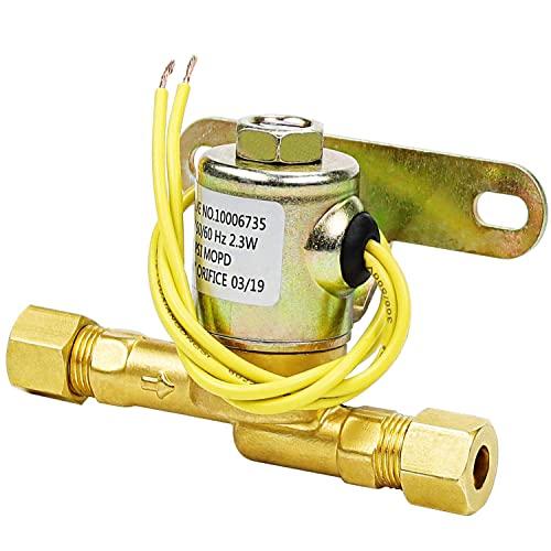 Humidifier Water Solenoid Valve 4040 10006735 for Aprilaire Whole House Humidifier 400 400M 500 500M 600 600M 558 550A 550 568 560A 700M 768 760A 760 | 24 Volts | 2.3 Watts | 60 HZ-Yellow by TOMOON