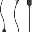 Skullcandy Set USB-C Wired Earbuds with Noise Isolating Fit, in-Line Microphone Call and Track Control for iPhone Android, Ear Gel Sizes Included for Custom Fit - True Black