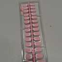Vansiho Deep French Gel Nail Tips, 150Pcs Short Square Nail Tips, Pink Soft Gel French Tips Press on Nails, Fake Nails for Nail Art DIY 15 Sizes