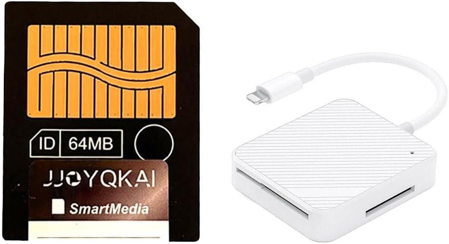 SmartMedia Card 64MB SM Memory Card Smart Media Card W/Lighting to Memory Card Reader