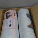 Extra Large Dog Bed, Orthopedic XL Dog Bed with Cooling Gel Memory Foam, Waterproof Pet Bed with Removable Washable Cover, 42" Pet Sofa Couch Dutch Velvet with Bone Toy, Dark Gray