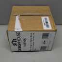 10-Pack 4-Inch x 4-Inch Interior Door Hinges with Square Corners, Matte Black, Heavy Duty Steel Construction, Left- or Right-Handed  Design House, 188995