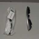 NewYall Pair Chrome Headlight Lower Bracket Moulding Grille Trim for Ford Escape 2013-2016 Front Left and Right Side DV45-8228-AA DV45-8229-AA