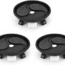 Looca Plant Caddy with Wheels and Drainage Tray, 13Rolling Plant Stand Flower Pot Mover, Planter Caddies Round Plant Dolly for Heavy Duty Planter, 3 Pack, Bearing 120 lbs (Black)