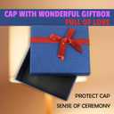 Birthday Gifts for Him Her, Unique Ideal Gifts Cap for Men Women, Vintage Hat Baseball Cap (01.black)